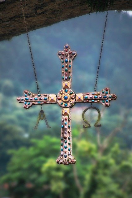 Brighten your style with a colorful cross necklace